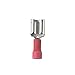 Panduit DV18-187B-MY Female Disconnect, Vinyl Barrel Insulated, Butted Seam, 22 - 18 AWG, .187 x .032" Tab Size
