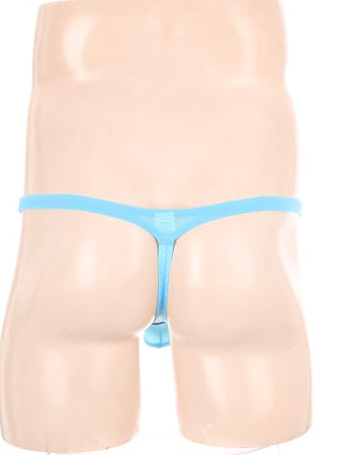 Men's Micro T-back Sexy Open Sheath Underwear G-string Thongs Butt-Flaunting Sissy Panties4