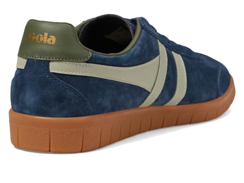 Image of Gola Men's Hurricane Suede Navy /Feather Grey /Khaki /Gum 7 M