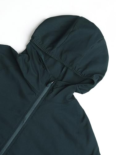 Image of TECHNOSPORT Women's Solid Slim Fit Hooded Jacket with TECHNOWARM+ | Full Zip Polyester Winter Jacket for Sports, Gym, Travel & Casual Wear | Long Sleeve Hooded Activewear with Moisture-Wicking Fabric