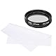 QUARKZMAN 27mm Zirkularer Polarisationsfilter, Doppelseitige Mehrschichtbeschichtungen Polarisationsfilter mit Reinigungstuch für Kameraobjektiv