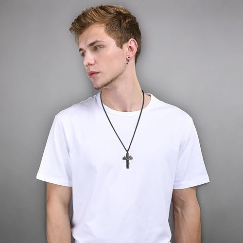 Cremation Jewelry for Ashes Pendant - Cross Urn Necklace with Mini Keepsake Urn Memorial Ash Jewelry4