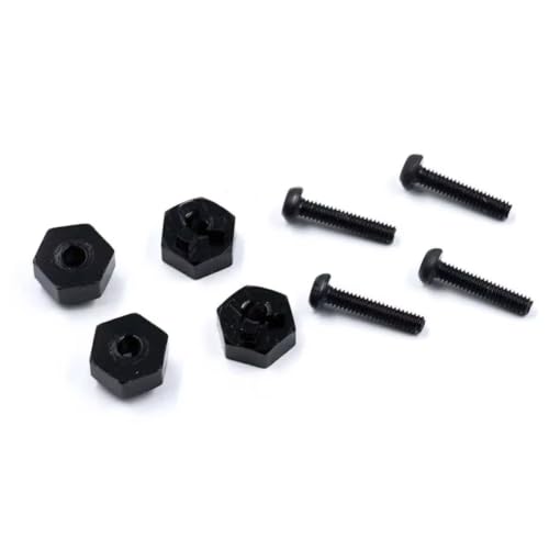 Moyeux hexagonaux 7mm aluminium pour Kyosho Mini-Z 4x4 haute précision