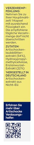 Zirkulin Artischocke Verdauungshelfer 30 Kapseln - 60.000mg pro Kapsel - Hochdosiert - effektive Unterstützung der natürlichen Fettverdauung - wohltuend für Magen, Leber und Galle – Bild 6