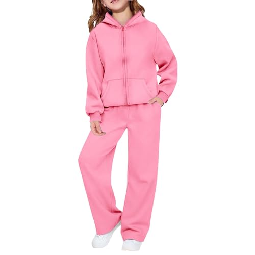 Survêtement 2 pièces pour fille avec fermeture éclair et pantalon