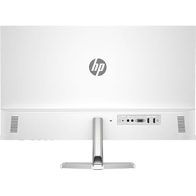 HP Series 5 527sa Monitor w/Speakers 94F48AA#ABA Bundle with Docztorm Dock, 27 Full HD IPS (1920x1080) Display, 2X HDMI, Flicker-Free, Ideal for Home & Business, White/Silver (2025 Latest Model)