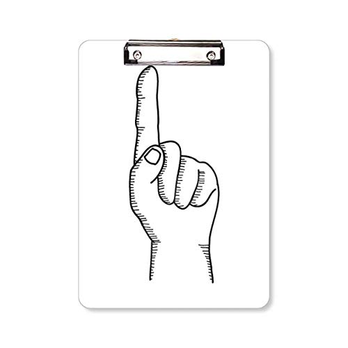 Patron presse-bloc A4 avec dossier bloc-notes et plaque support pour dessin de ligne Up Gesture