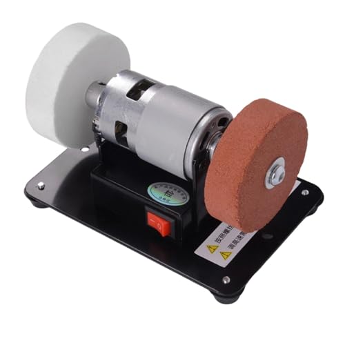 Mini amoladora de banco - Mini rueda silenciosa de 2,76 pulgadas de 100 W | almohadilla de banco para grabado, taller, reparación, tienda, artesanía en madera, modelismo de bricolaje