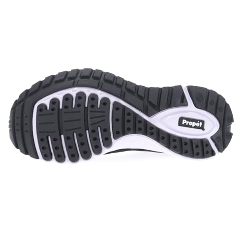Image of Propet Mens Tour Knit Lace Up Sneakers Shoes Casual - Black