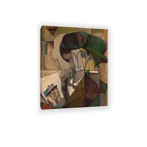 Tableau Diego Rivera Jeune homme stylo plume pour un décor de salon élégant 70x90cm