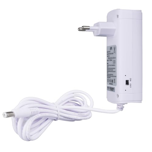 Mini UPS | Mini SAI 12V de Gran Capacidad, Batería Interna 2500mAh, Conector Tipo Barril 5.5/2.5mm | Sistema de Alimentación Ininterrumpida Mini para Router, Cámaras de Vigilancia y Más (12V, Máx 1A)