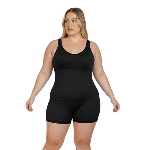 Maiô Plus Size Macaquinho Sem Bojo Academia Roupa De Banho