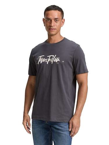 TOM TAILOR Camiseta para Hombre, Tarmac 10899 - Juego de Mesa [Importado de Alemania], L