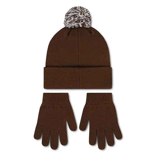 Image of Nike boys Sportswear Pom Beanie and Glove Set