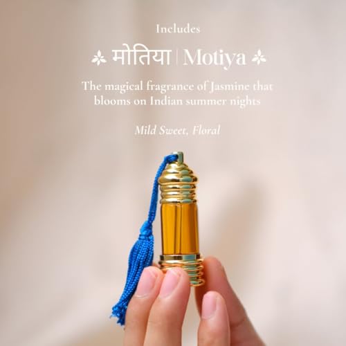 Image of Combination Pack of Maati (Petrichor), Motiya (Jasmine) & Gulabi (Kannauj Rose) | Gift Pack of 3 Fragrance Boxes- 12ml Each