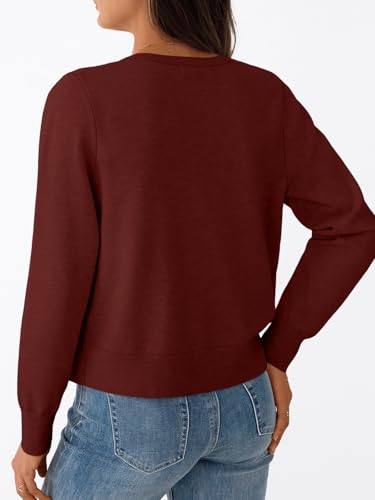 Image of Trendy Queen Lightweight Cardigan Sweaters for Women 2026 | Soft Knit Button-Down, Classic Fit Open-Front Layering Piece for Fall, Winter & Office Wear