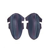 Geephong for BMW M Carbon-Schalensitz Außenseitenwangen-Schoner (2 Stück) für G87 M2, G80/G81 M3, G82/G83 M4, F90 M5, F91/F92/F93 M8 – Lederbezug, Klettverschluss (Black（Red Stitching ）)