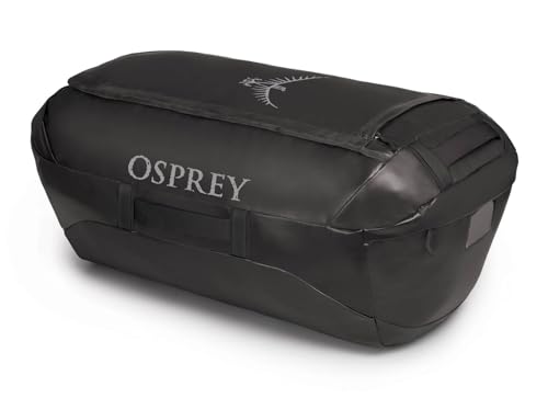Osprey Unisex – Erwachsene Transporter 120 Duffel Bag, Black, O/S, Schwarz