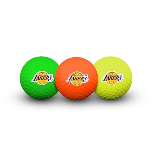 Team Effort Multi-Color Golf Ball Pack of 3 NBA Los Angeles Lakers