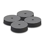 Monosaudio 4Pcs Speaker Spikes Floor Protectors Shoes Mats Isolation Stand Foot Base Pads for Audio