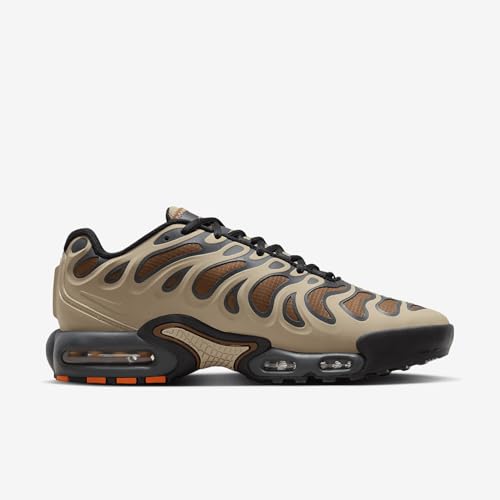 Nike Air Max Plus Drift Men's Winterized Shoes (FZ3041-200, Khaki/Dark Smoke Grey/Sanddrift/Hyper Crimson) Size 113