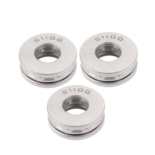 10 piezas 51100 8100 10x24x9 Rodamientos axiales de bolas de ranura profunda, compatibles con MOCHU, Cojinete de empuje