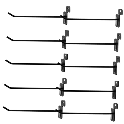 Unomor 10pcs Pegboard Hooks Versatile Goods Shelf Hooks for Tool Organization Mobile Accessories Display and Home Storage