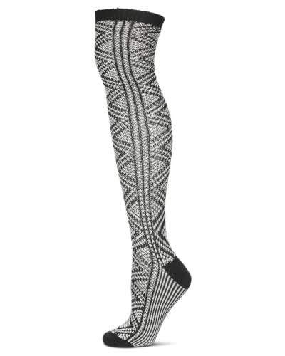 Image of Women's Diamond Tone Over The Knee Warm Sock