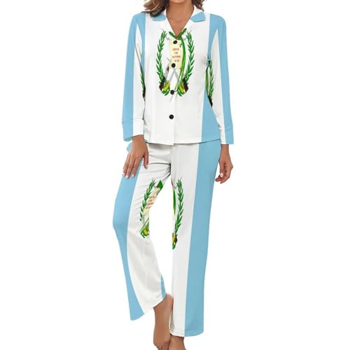 Ensemble pyjama femme motif Guatemala idée cadeau originale vêtement nuit