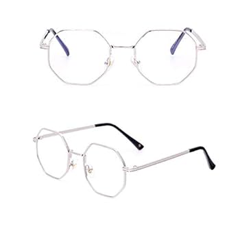 パープル 八角形 サングラス メタルフレーム パープル 八角形 サングラス メタルフレーム