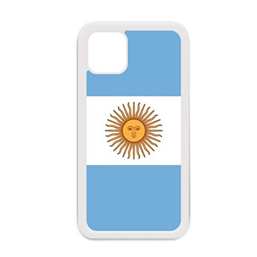 Coque Argentine pour iPhone 12 Pro Max - Protection Drapeau Blanc en Silicone Housse