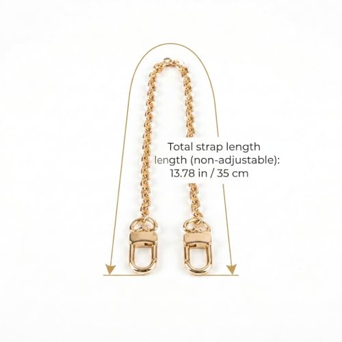 Image of Women Short Shoulder Strap for Underarm Carry Length 25 in /66cm Fit for Longchamp Mini Bag,Strap Kit for Long Champ