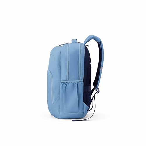 Image of American Tourister Brett 4.0 | 32.5 Ltrs | 2 Compartments | Bottle Pocket | Ergonomic Padded Back Panel & Shoulder Straps | Laptop Backpack | 1 Year International Warranty | Blue Lead