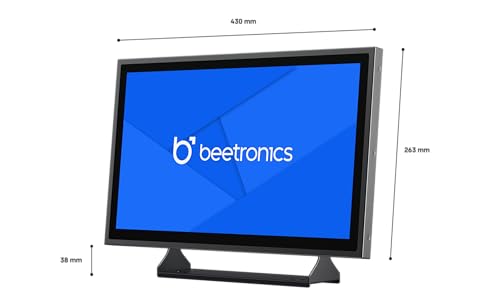 Image of Beetronics 17 Inch Touchscreen Monitor | Full HD 1080p | 17TS7M - Industrial-Grade, Professional 10-Point Multi Touch Display for PC, Mac, Linux - HDMI, DisplayPort, USB-C, VGA Inputs