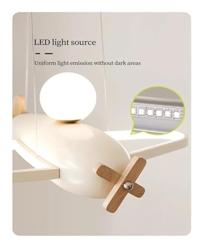 Lustre de plafond LED à intensité variable avec globe en verre protecteur - 8