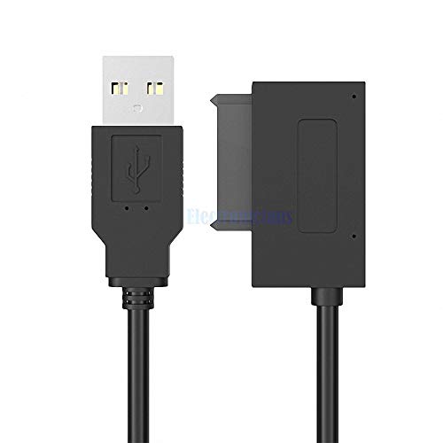 Cable Adaptador USB 2.0 a SATA 13 Pin Slimline para Laptop