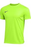 Nike Men's Park Short Sleeve T Shirt (Volt, Large)