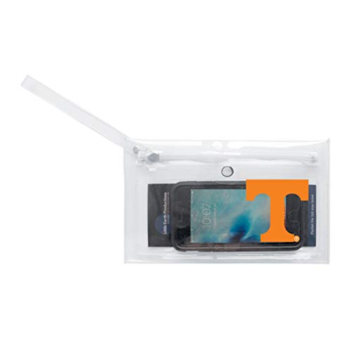 Image of Littlearth - LIWXY NCAA Tennessee Volunteers Unisex Ncaancaa Ticket Wristlet, Clear, 9 inch by 5.25 inch