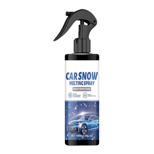 Generisch Spray dégivrant pour vitres de voiture - 100 ml - Pour camion, camping-car, SUV, berlines, trajets d'hiver, trafic quotidien, voyages, stationnement en cas de gel