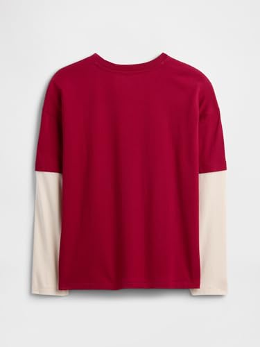 Image of GAP Boys' Long Sleeve Elevated Graphic