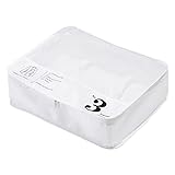 Organizador de Empaque para Viajes – Bolsa de Almacenamiento Impermeable, Bolsas Organizadoras de Equipaje Livianas, Bolsa de Viaje para Artículos de Tocador Maleta con hebilla | de embalaje