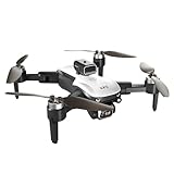 4K UHD Video Foldable Mini Drone with 8K HD Camera For Aerial Photos | Obstacle Avoidance, App-Controlled, 1080p Video, 12MP Camera, Long Battery Life, Brushless Motor, 1 Battery Included | Perfect Drone with Camera for Adults & Beginners - White