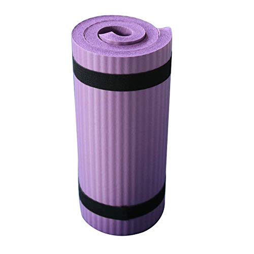 Estera Yoga, Antideslizante Suave Ejercer Alfombra - Plegable Gimnasia Pilates Cojín - Perder Peso Equipamiento Deportivo - para Principiante - Morado