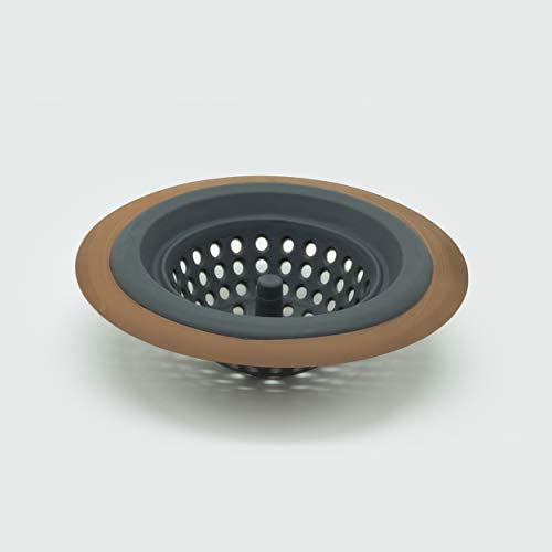 Colador de Silicona para Fregadero ExcelSteel 4.5" Gris miniatura 2