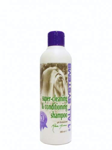 #1 All Systems Super limpiador y acondicionador para perros, botella de 250 ml Cover