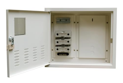 Image of Diltech GI Three Phase Meter Box (Powder Coated) Set of 2