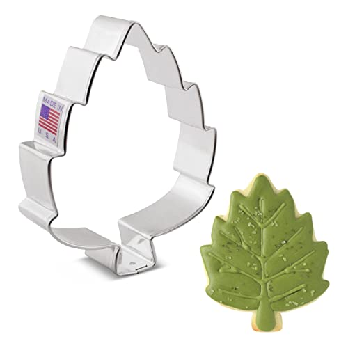 Ann Clark Cookie Cutters Cortador de galletas de hojas de abedul, 4 pulgadas