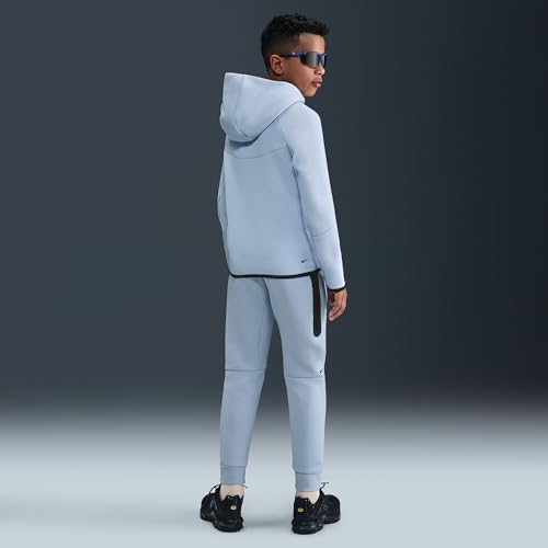 Nike Sportswear Tech Fleece Big Kids' Full-Zip Hoodie (Ghost/Black/Black)2