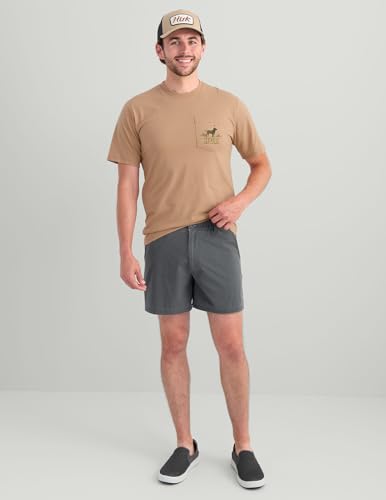 HUK Men's Next Level Camp 6" Performance Fishing Shorts, Lightweight, Quick-Dry, Elastic Waistband2