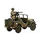 Bolt Action Warlord Games, miniatures - US Army Jeep with 30 Cal MMG